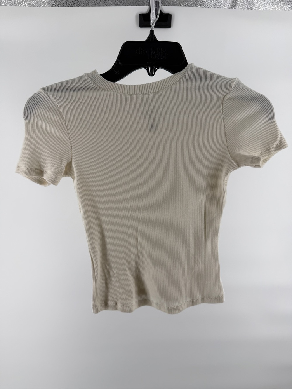 Skims Cotton Rib T Shirt - Picture 3 of 11